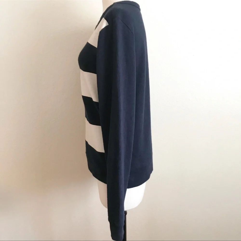 J. Crew Painted Stripe Sweatshirt